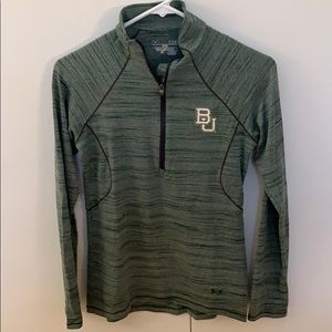 Baylor under armor half-zip